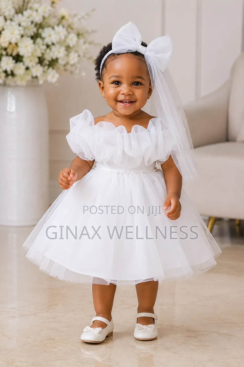 Luxury Baby Princess Party Dress for Girls (6–18 Months)