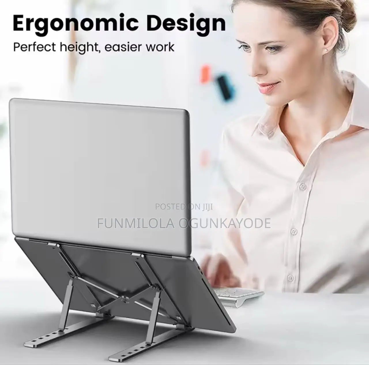 Adjustable Aluminum Laptop Stand Foldable