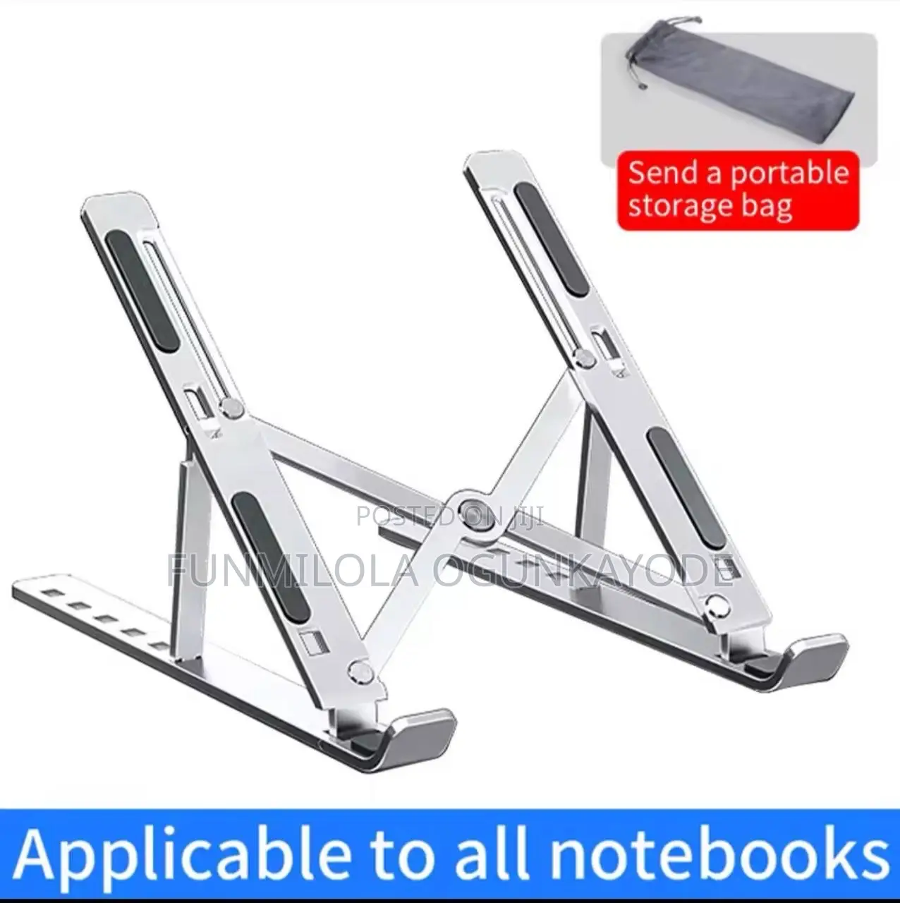 Adjustable Aluminum Laptop Stand Foldable