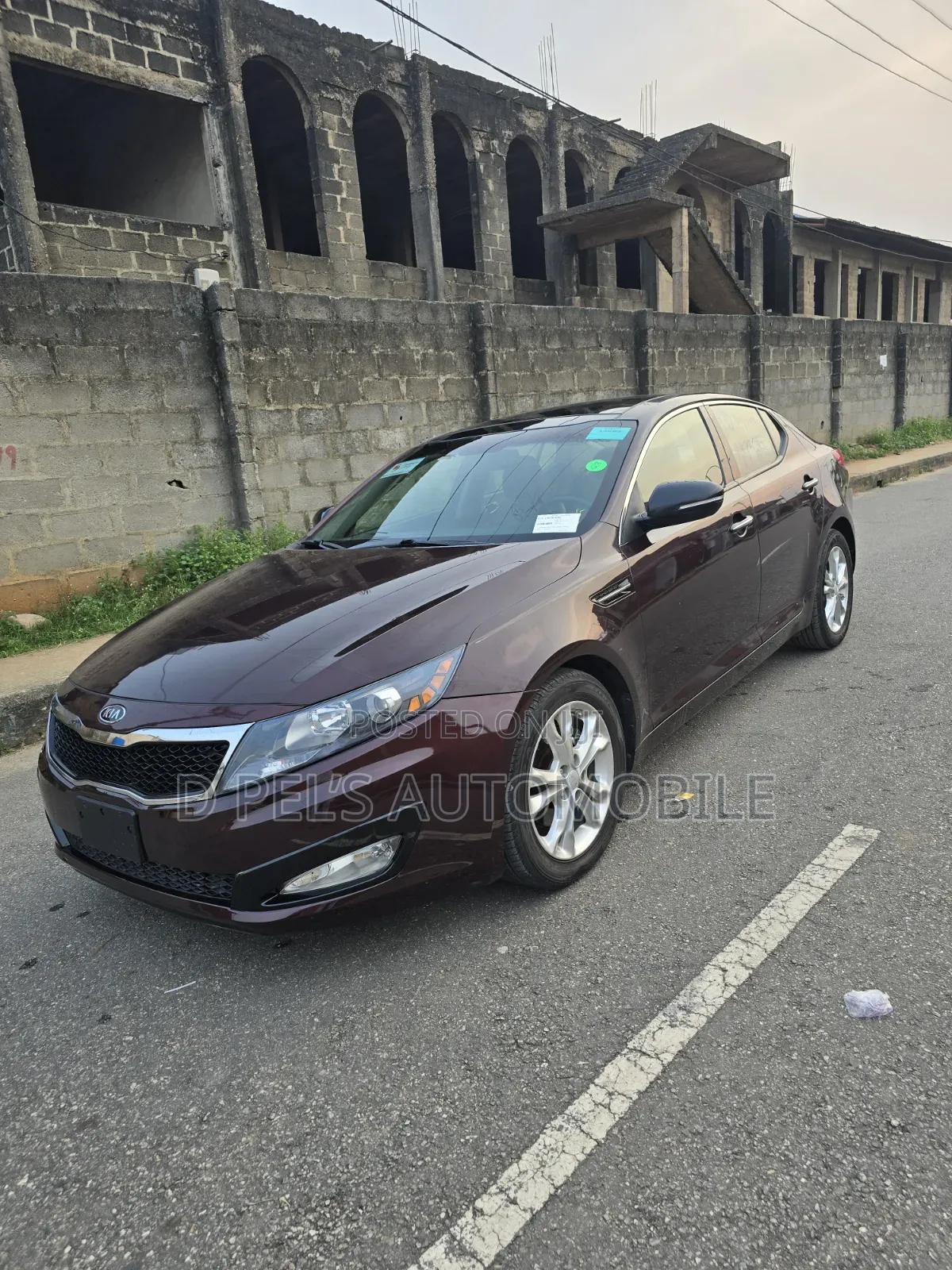 Kia Optima 2012 Burgundy