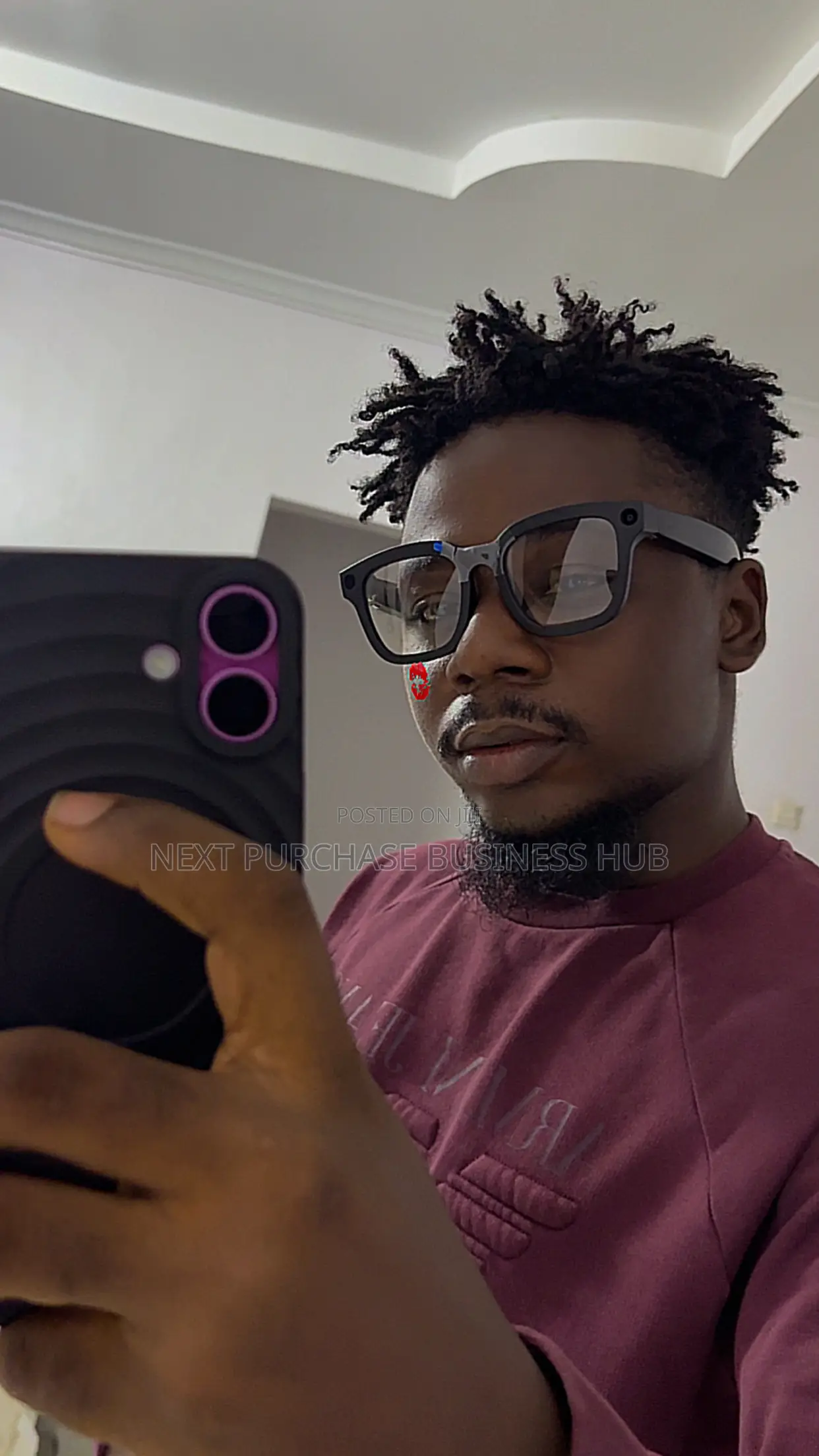 E03i Ai Smart Camera Glasses 2 in 1 Lens Black and Transparent