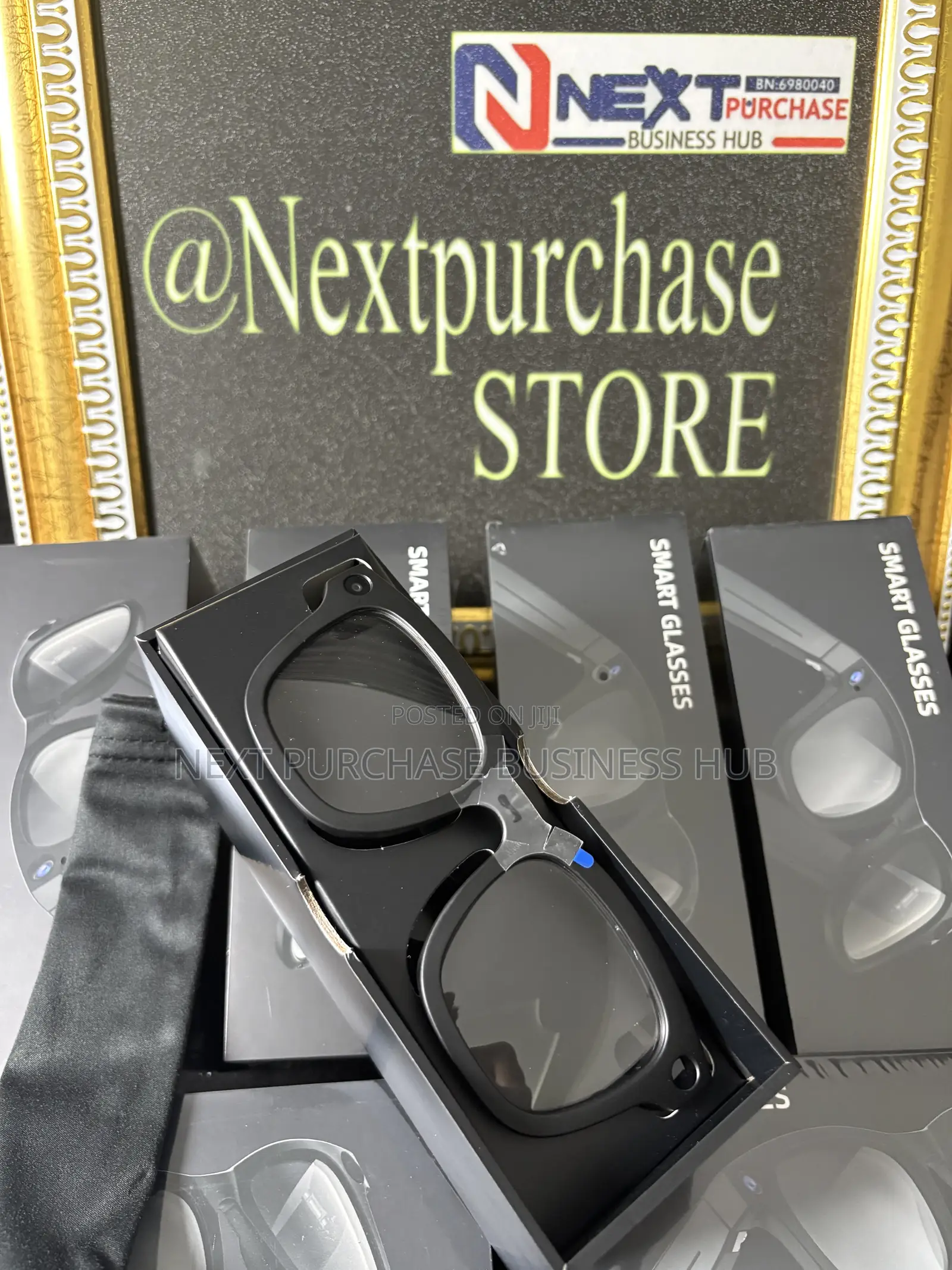 E03i Ai Smart Camera Glasses 2 in 1 Lens Black and Transparent