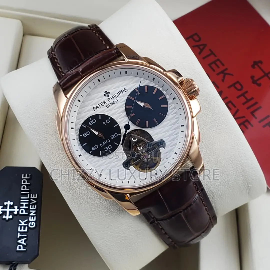 Patek Philippe Quality Luxury Men Automatic Engine Wristwatch