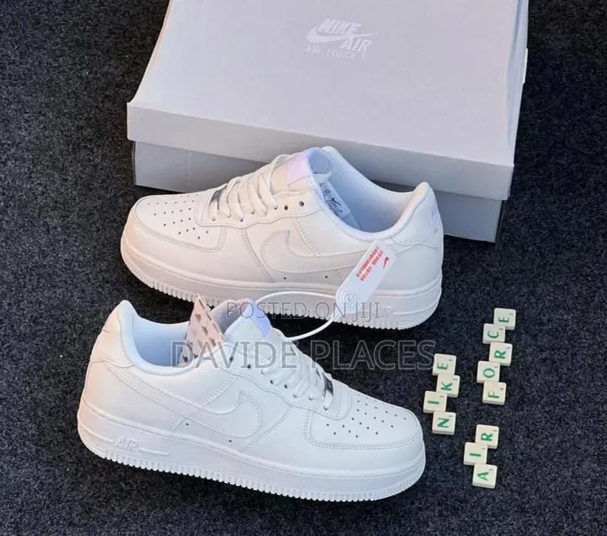 Quality Original Nike Airforce Unisex Sneakers White