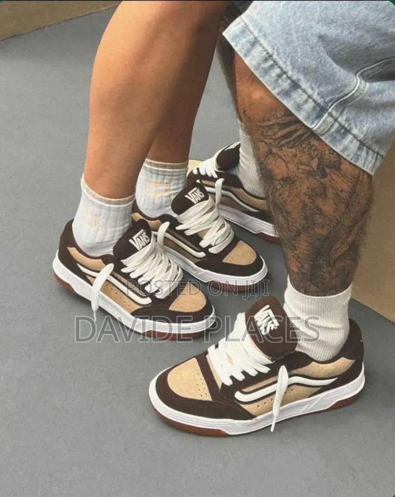 Quality Original Unisex Vans Sneakers Brown