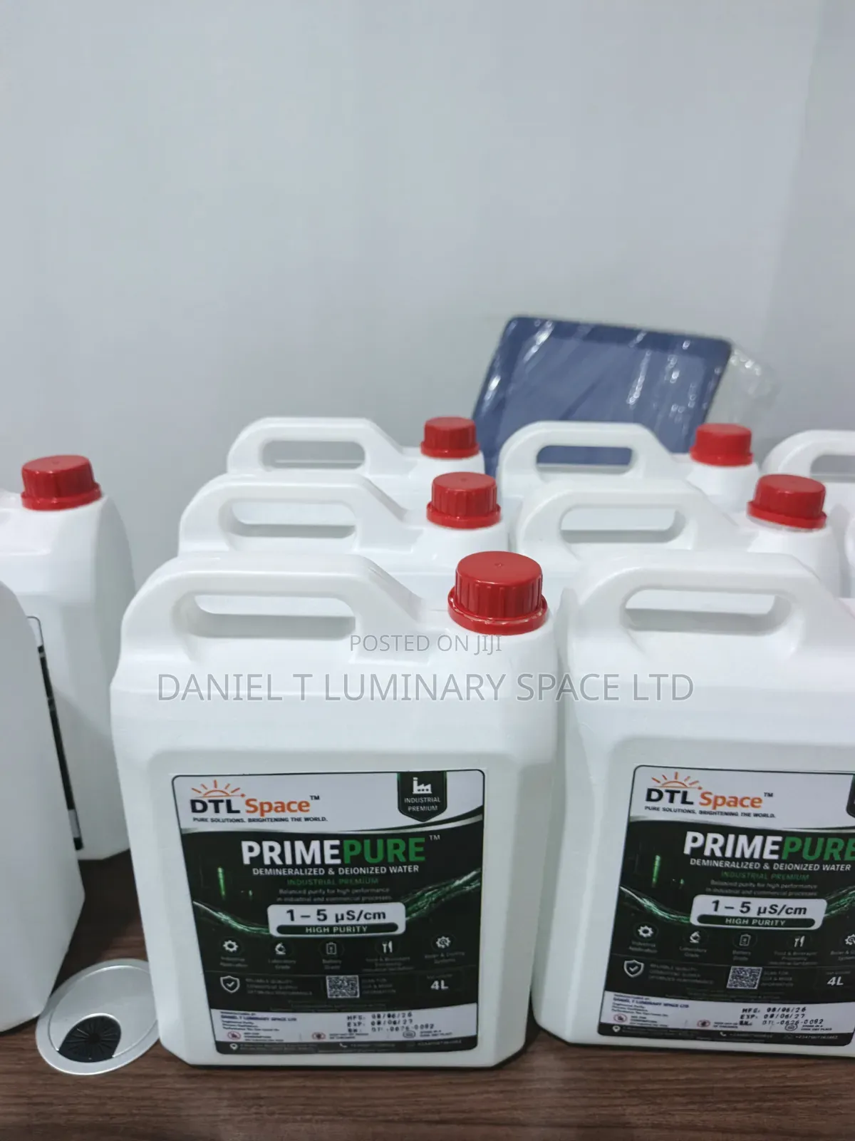 Lab Grade Dm Water – Deionized Distilled Water for Experiments (4l)