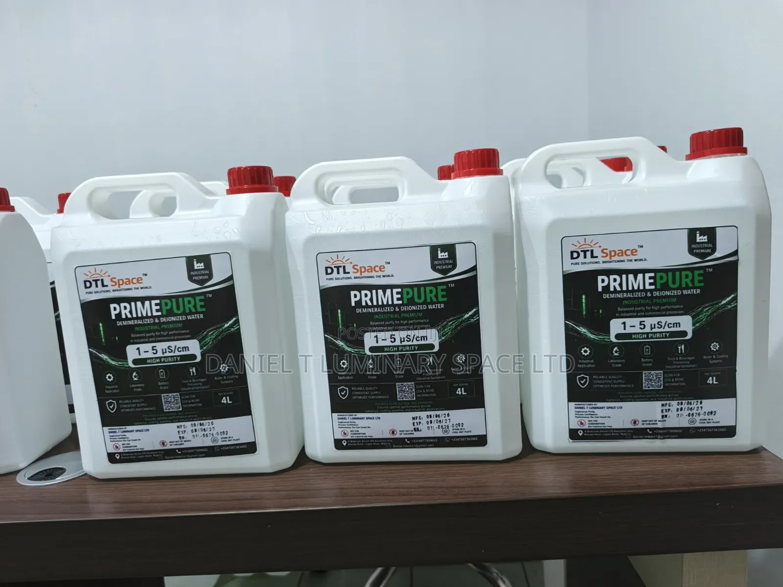 Cosmetic Grade Distilled Water for Skincare,Cream,Soap Hair Products
