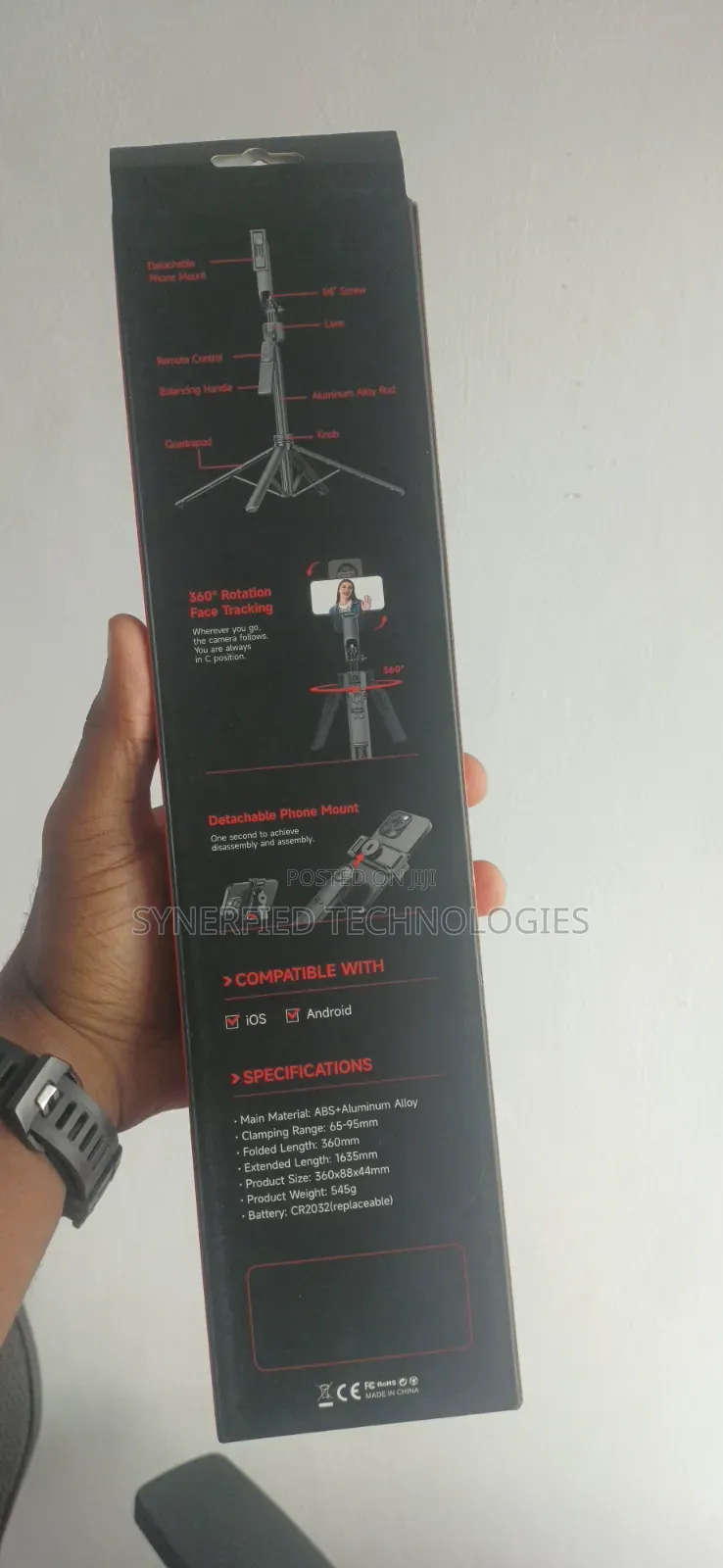 C17 Ai Gimbal Auto Face Tracking, Selfie Stick Tripod in One