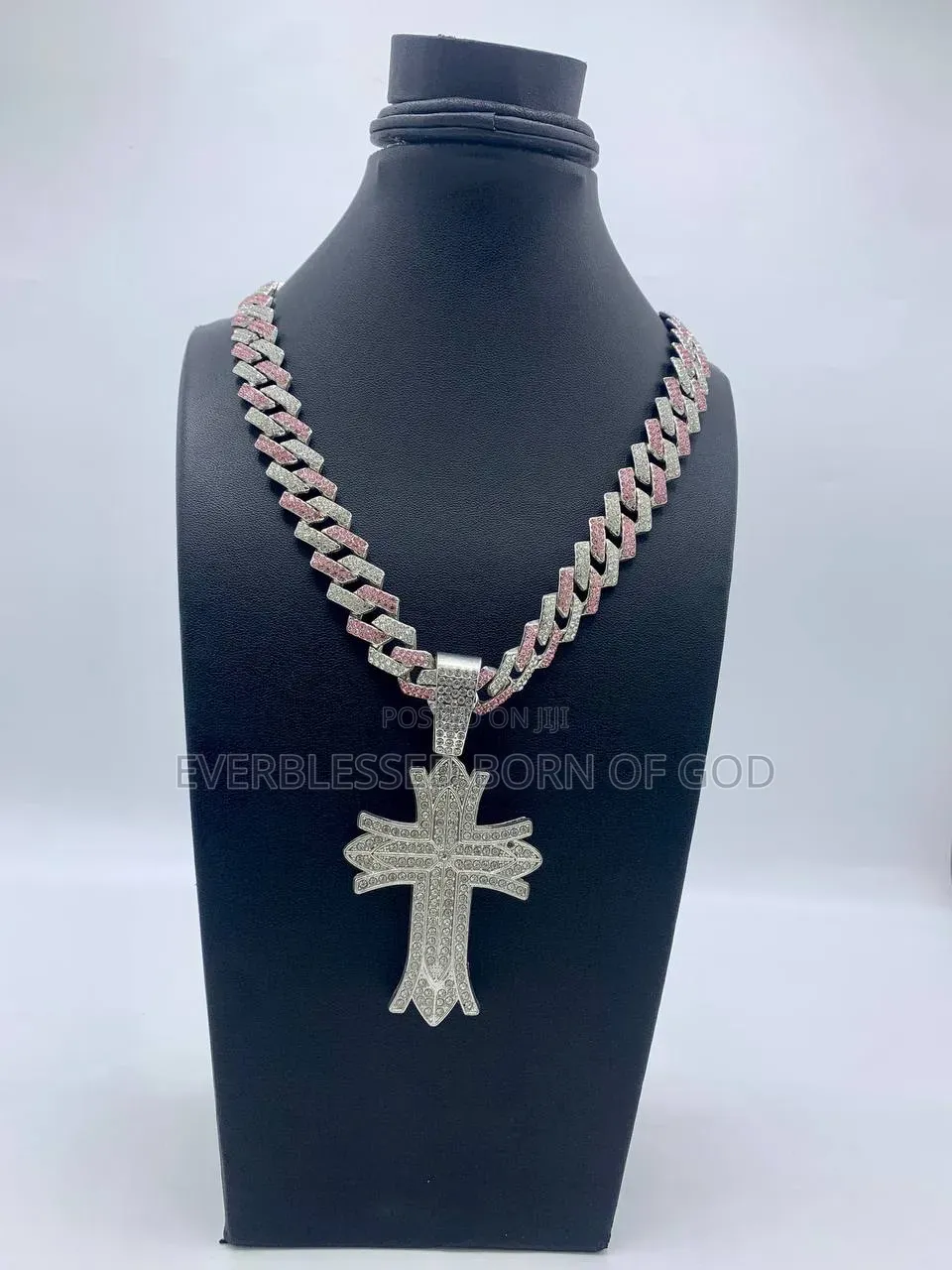 Zirconias Cuban Neck Chain and Pendant