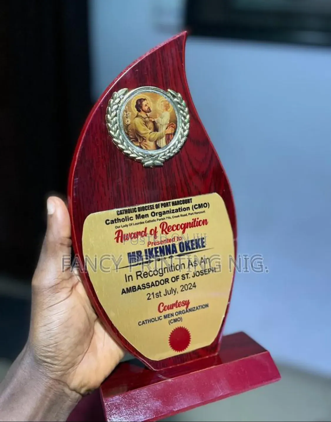 Custom Wooden Award Plaque | Recognition Appreciation Plaques