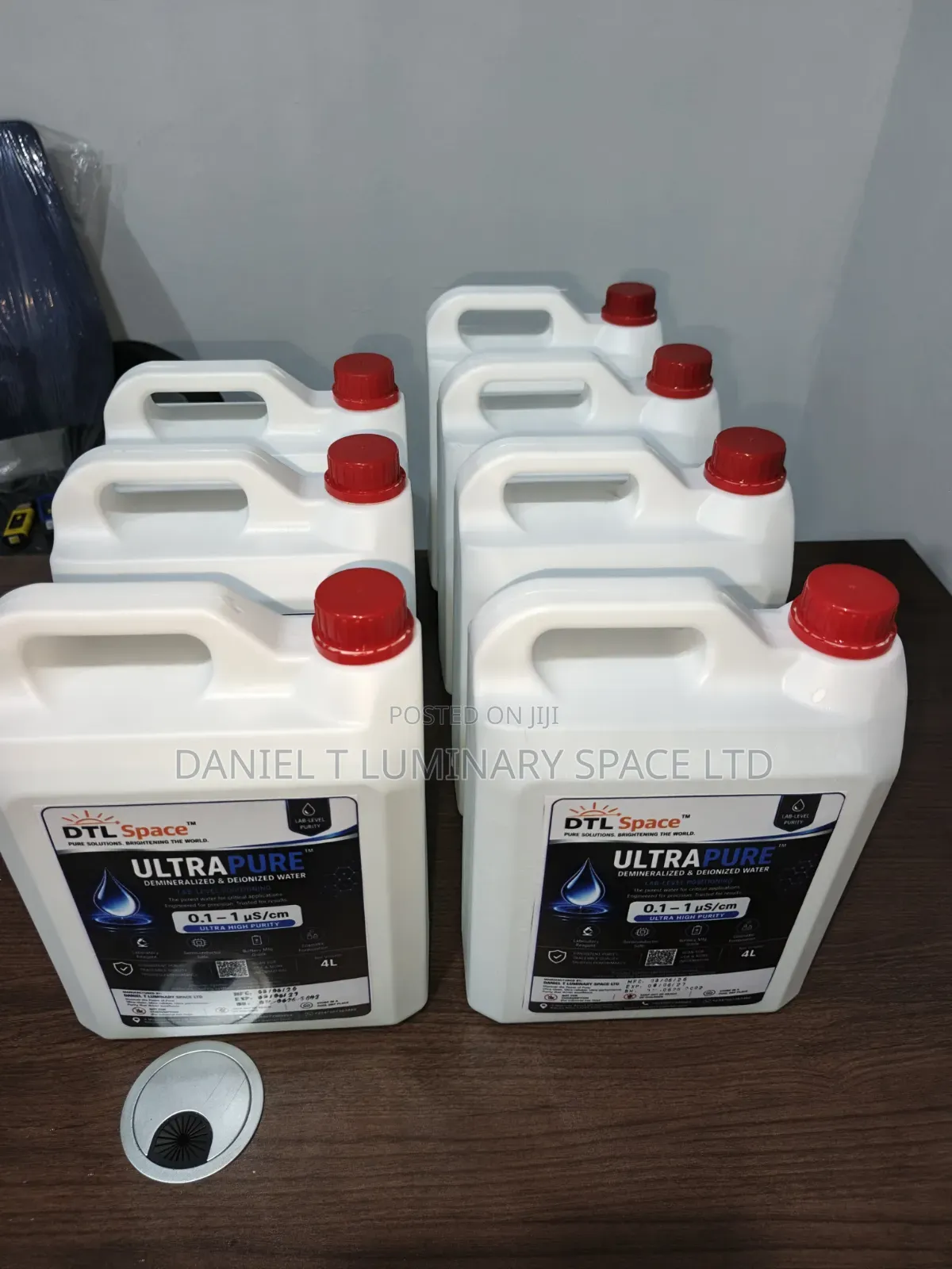 Deionized Distilled Water for Experiments - Lab Grade Dm Water