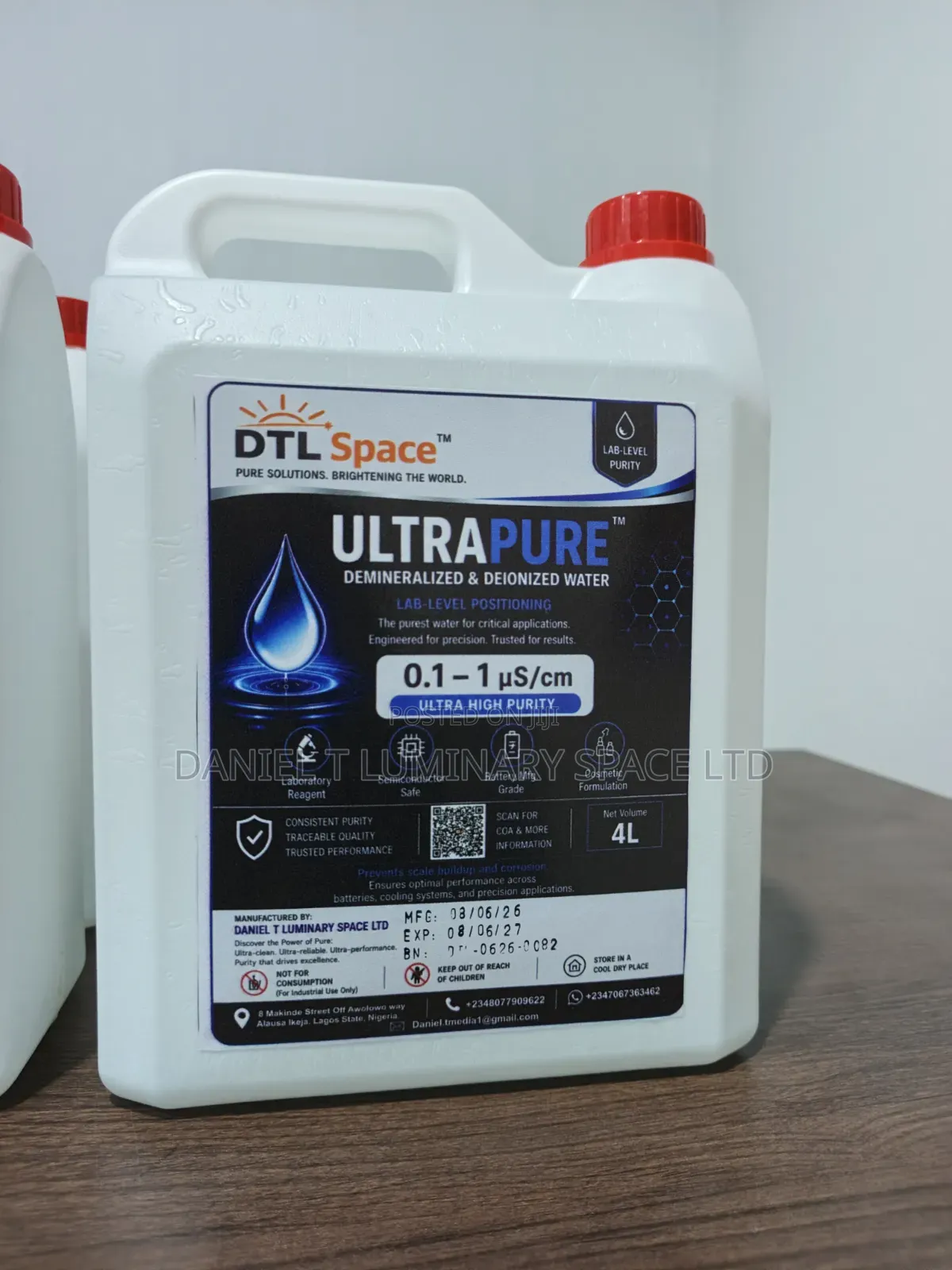 Pure Deionized Water for Cosmetics Production – Dm, Di Water Supplier