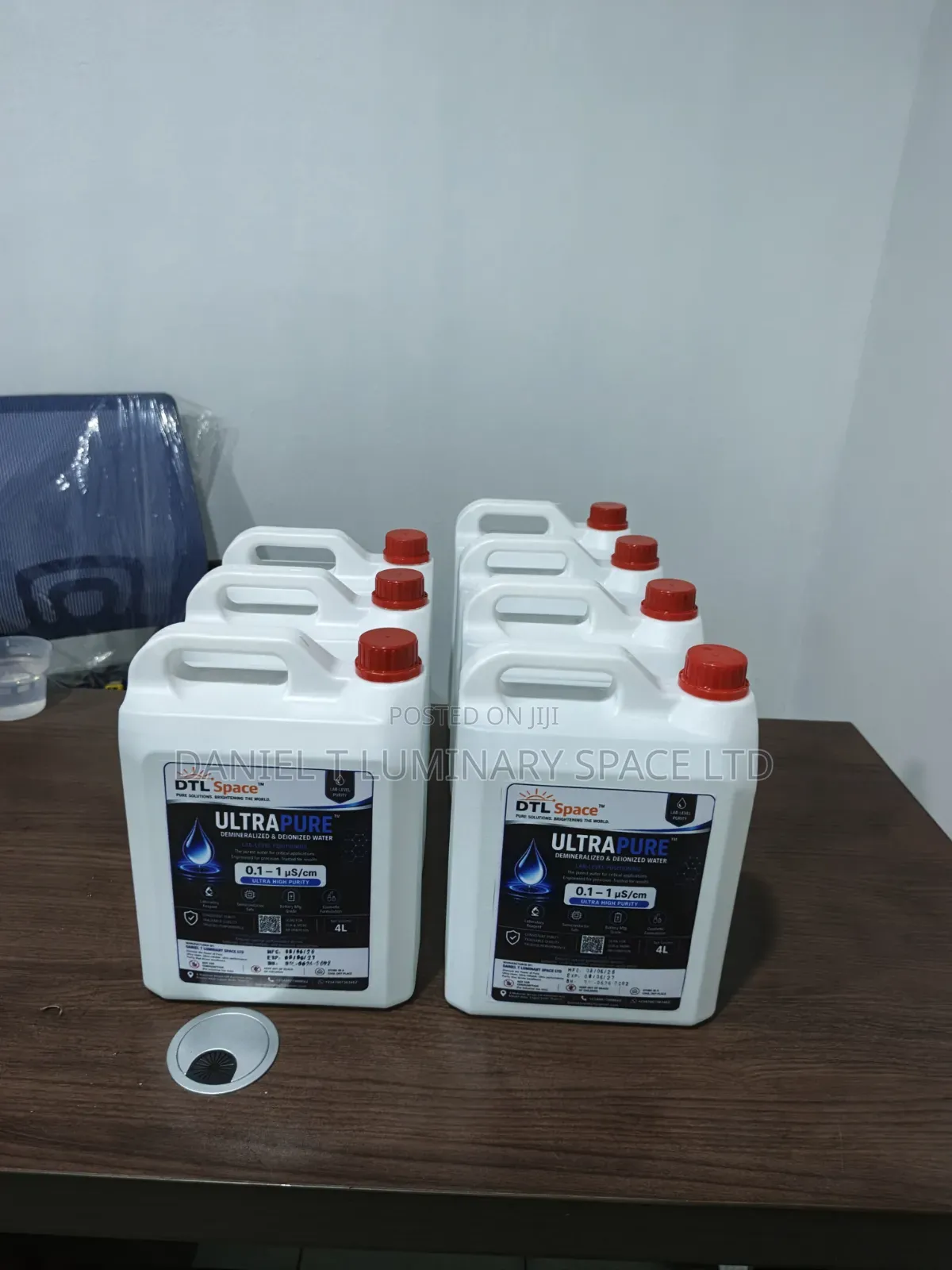 Cosmetic Grade - Distilled, Demineralized Deionized Water