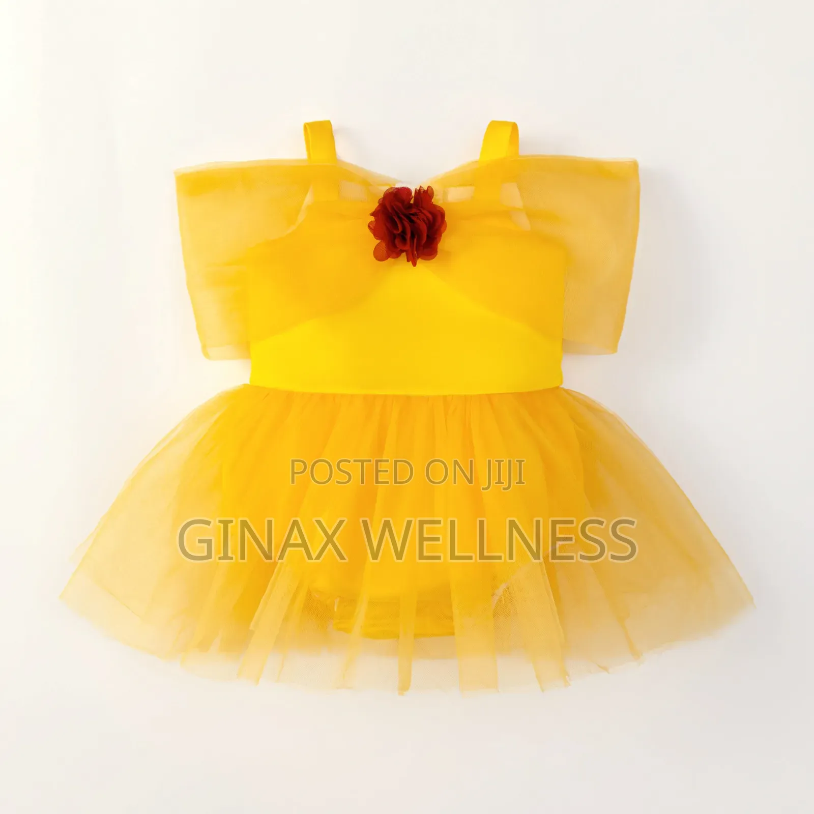 Baby Girl's Tulle Princess Dress With Bow (1-12 Months)