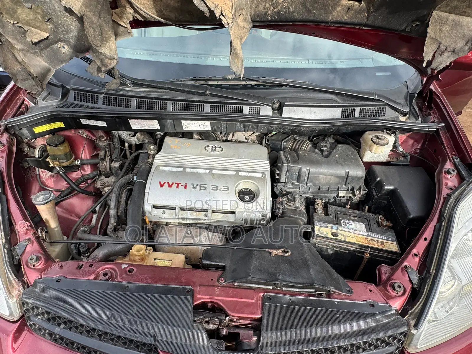 Toyota Sienna XLE Limited 2005 Red