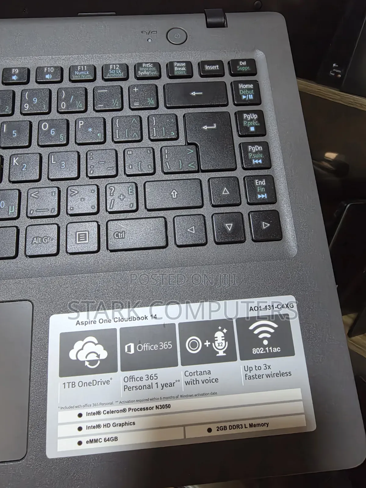 Laptop Acer Chromebook 14 2GB Intel Celeron eMMC 60GB