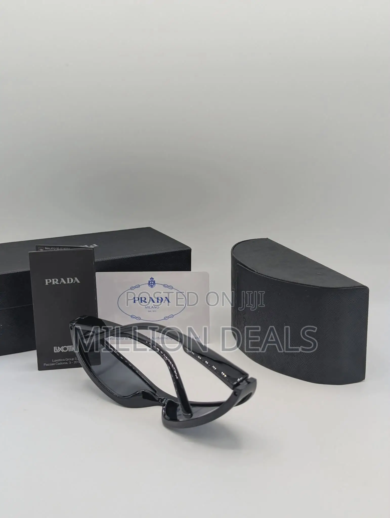 Curve Skinny Spider Wrap Up Black Men's Sunglasses