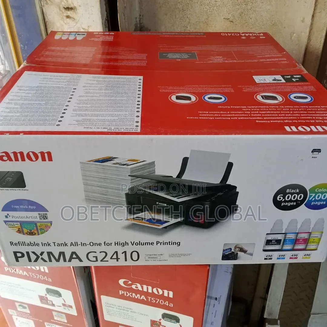 Canon Pixma G2410 Megatank Refillable Inkjet