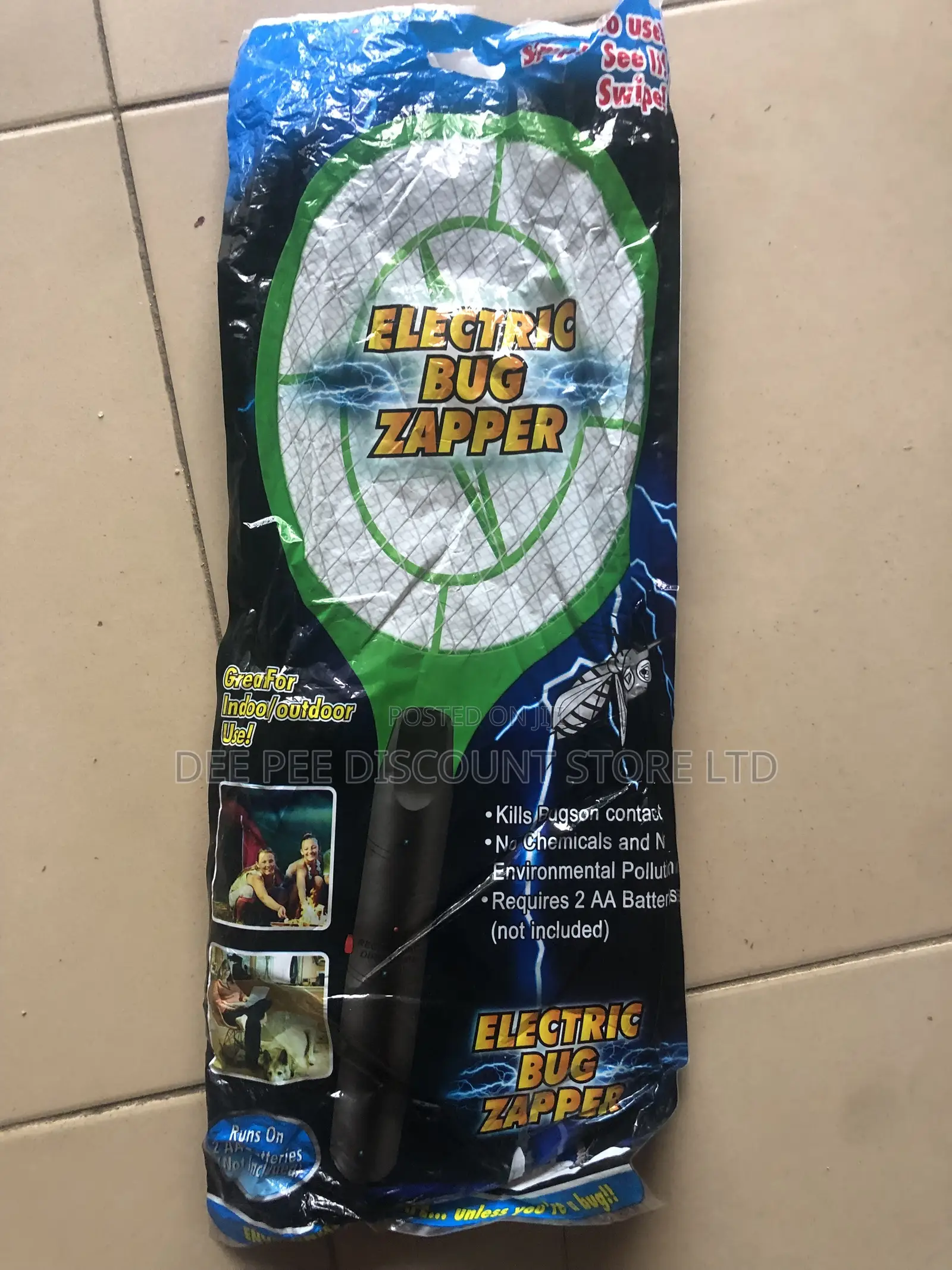 Electric Bug Zapper Racket, 3,500 Volt