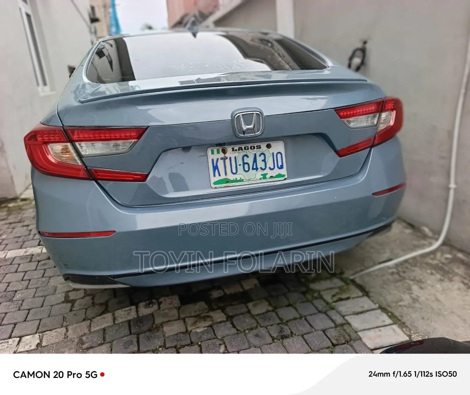 Honda Accord 2019 Teal