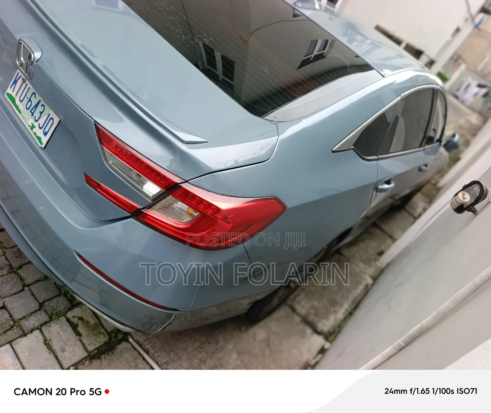 Honda Accord 2019 Teal