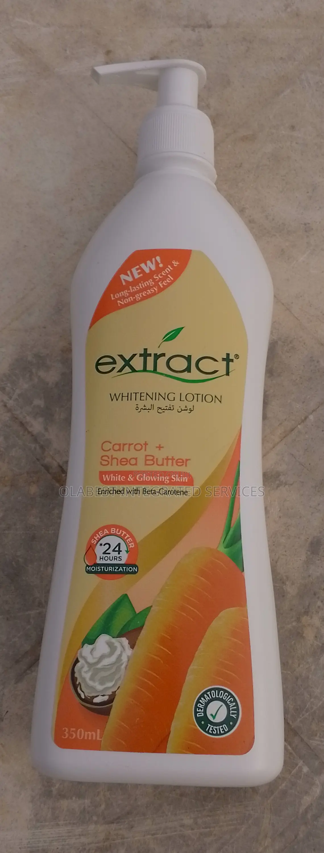 Extract-brightening Lotion Carrot +Shea Butter 350ml