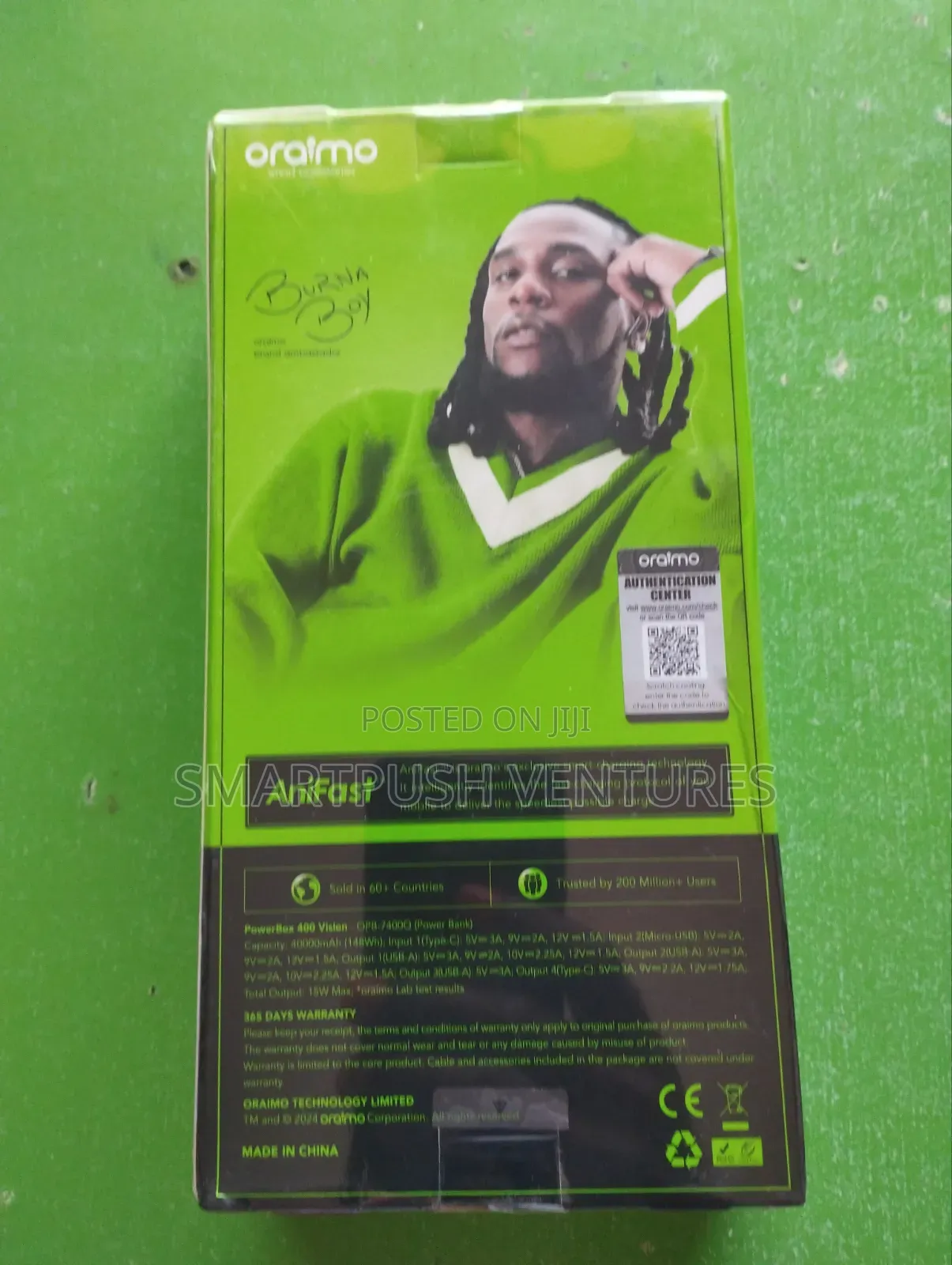 Oraimo 40,000mah Power Bank 22.5w