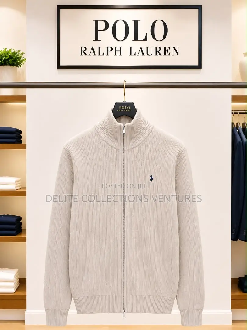 Classic *Polo Ralph* *Zip Up* Cardigan