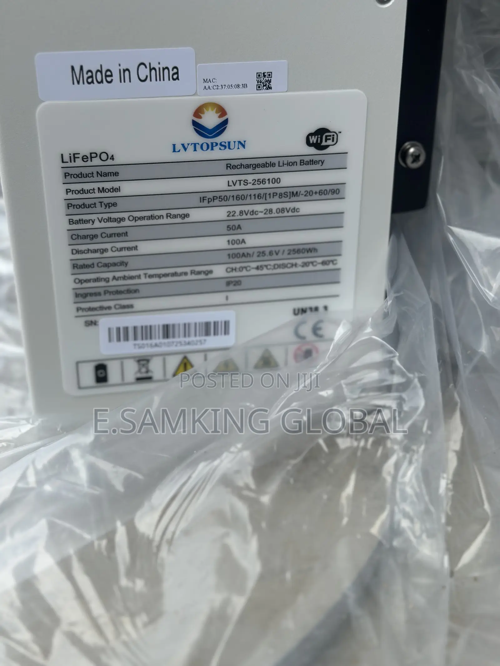 2.5kwh Lvtopsun Lithium Ion Battery