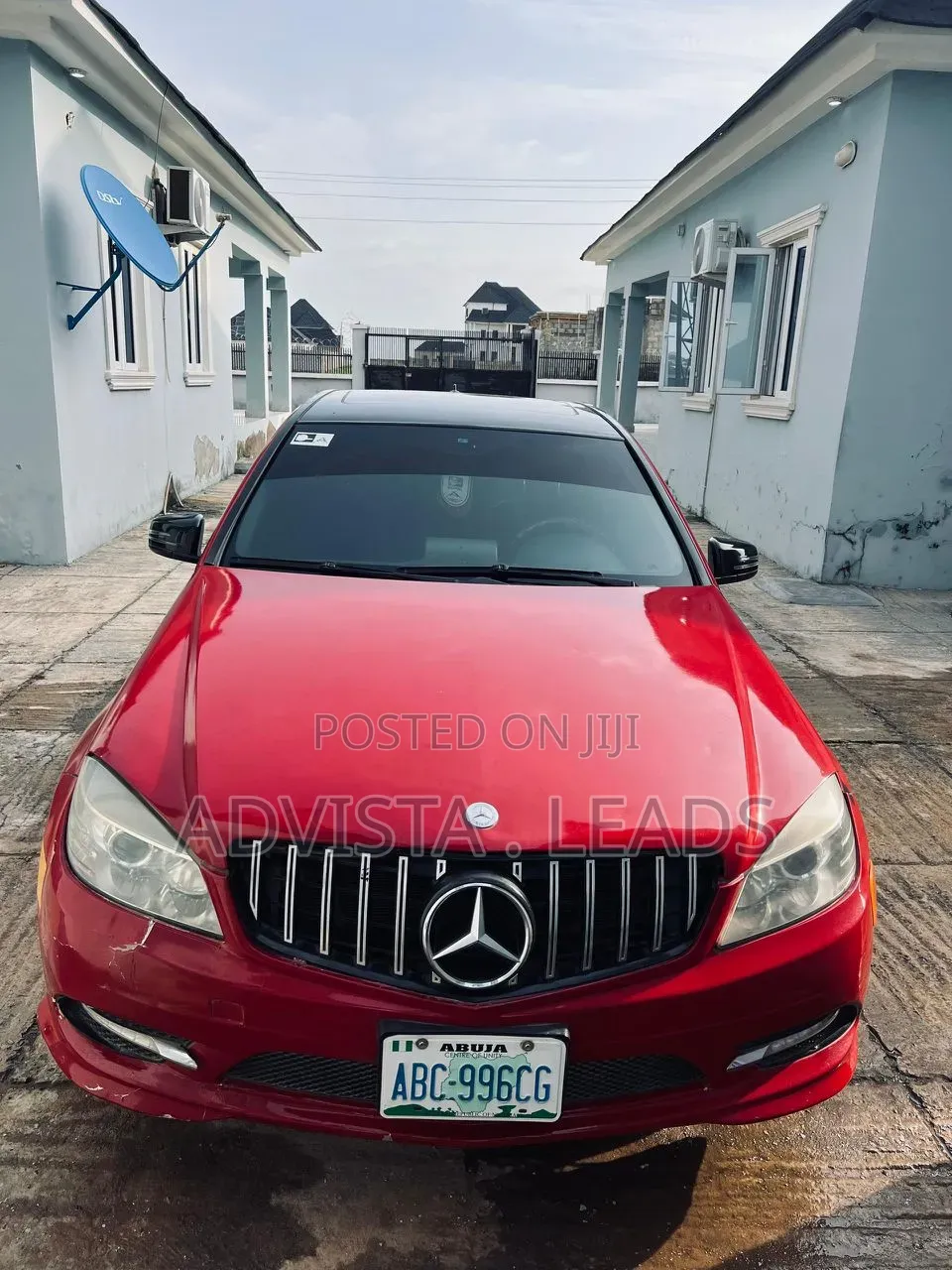 Mercedes-Benz C350 2009 Red