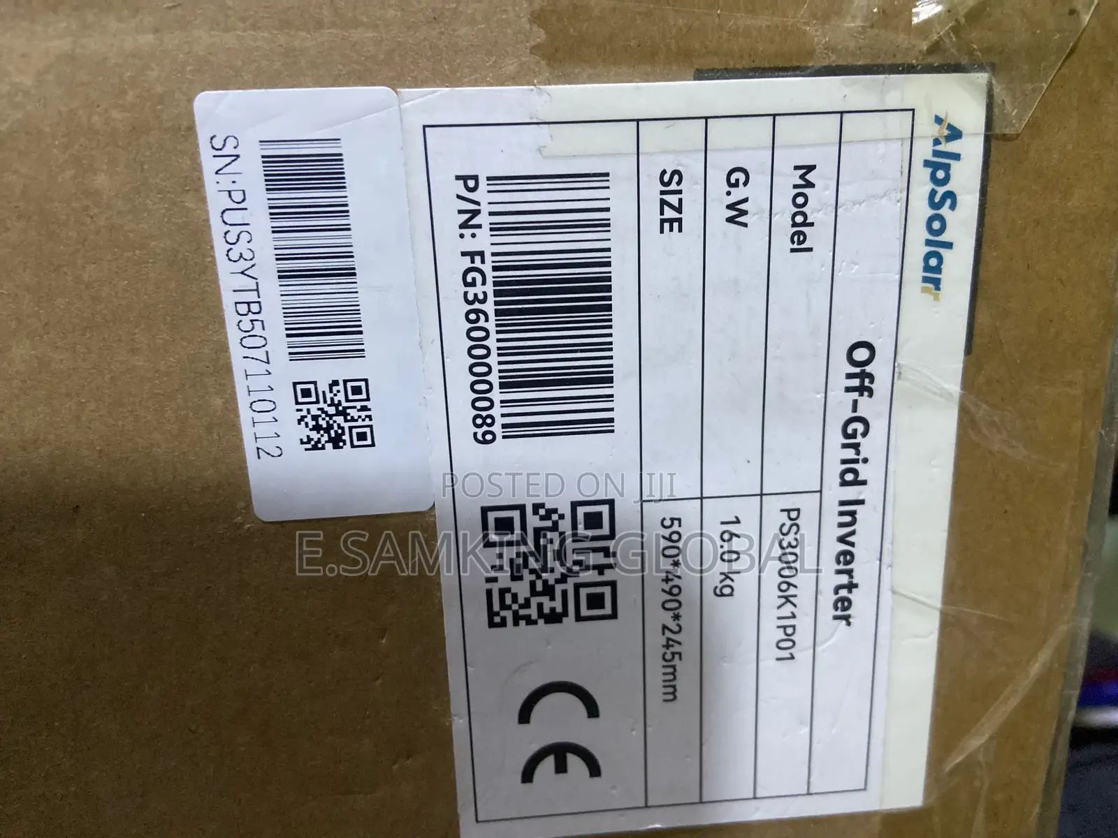 6kva Alpsolar Hybrid Inverter