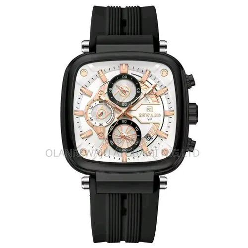Reward Superior Men's Black Wristwatch