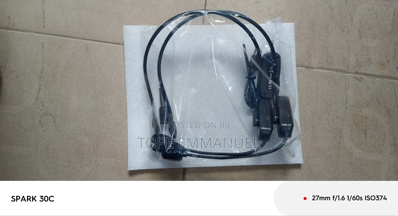 2.4g Wireless Headset Microphone 2 In 1