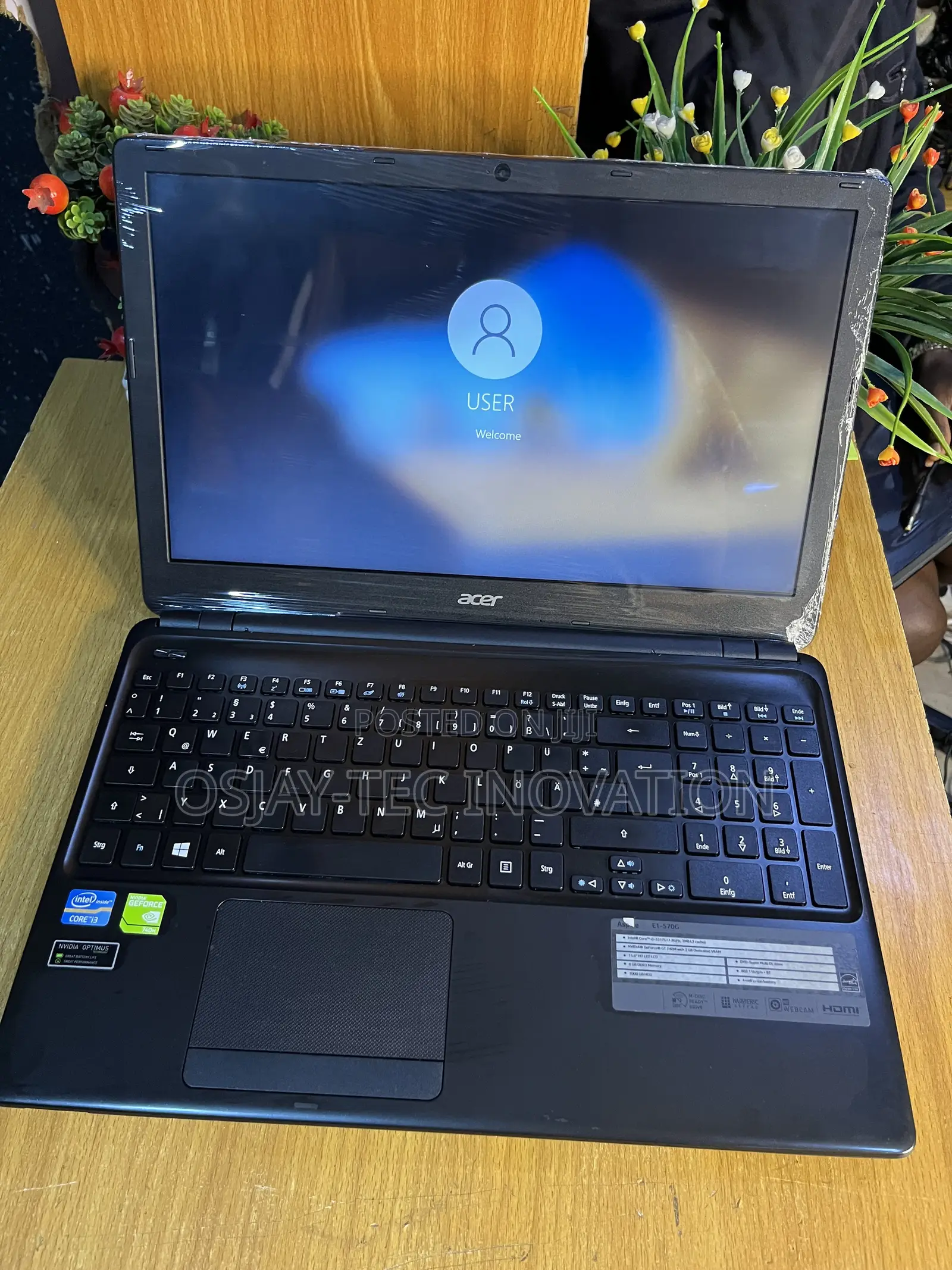 Laptop Acer Aspire E1-570G 8GB Intel Core i3 HDD 320GB
