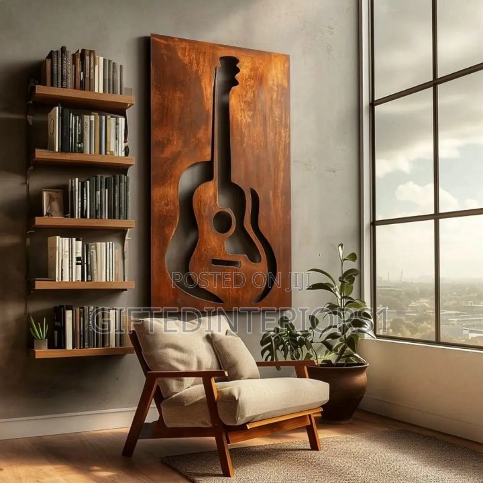 Wooden Art Frames (Musical; Guitar)