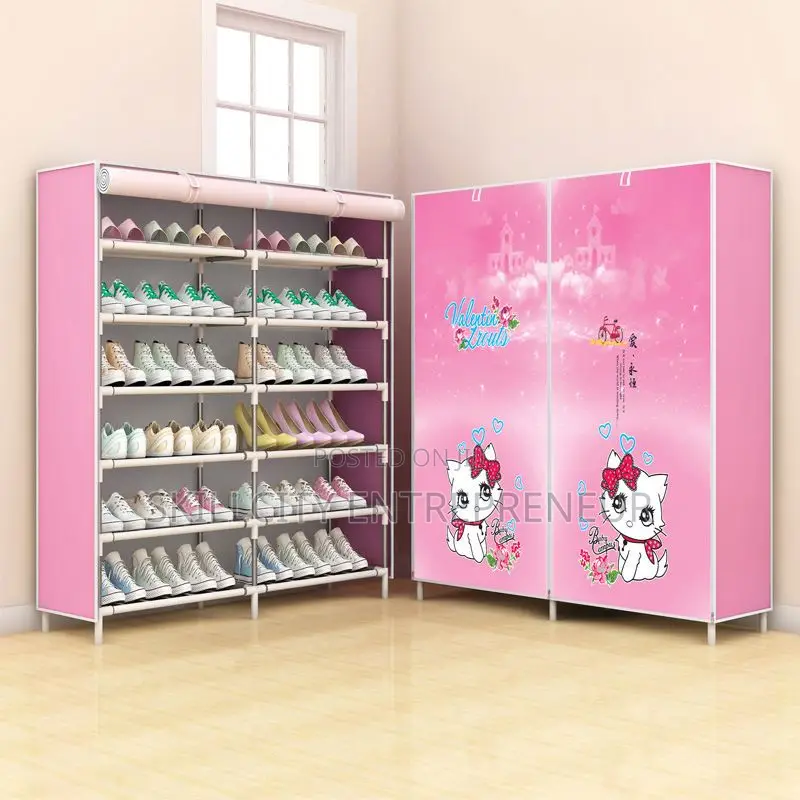 Classic Shoe Shelf With Cover