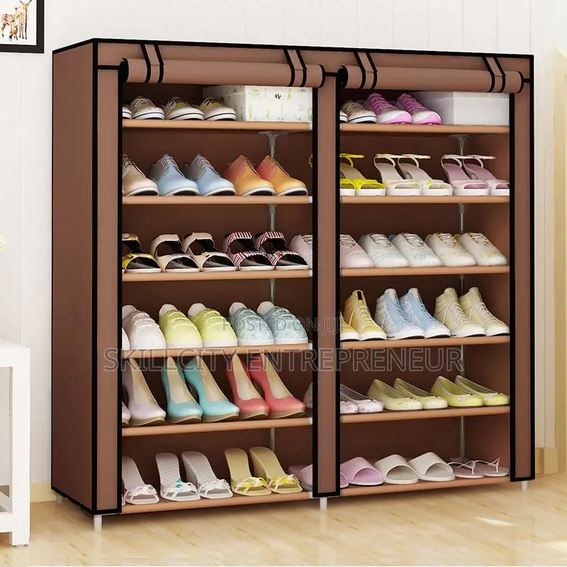 Classic Shoe Shelf With Cover