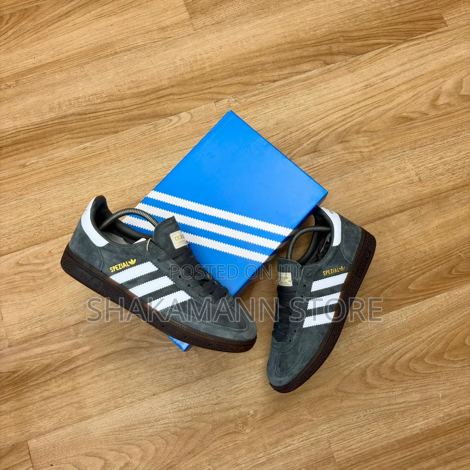 Original Adidas Spezial Cool Gray and White