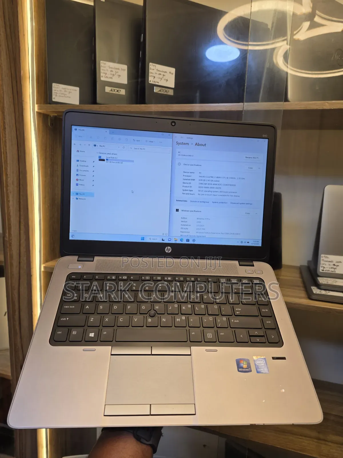 Laptop HP EliteBook 840 G1 8GB Intel Core i7 HDD 500GB