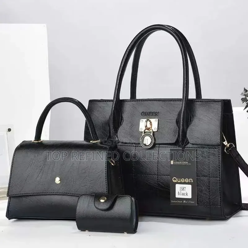 Highly Quality Leather Handbag 3in1