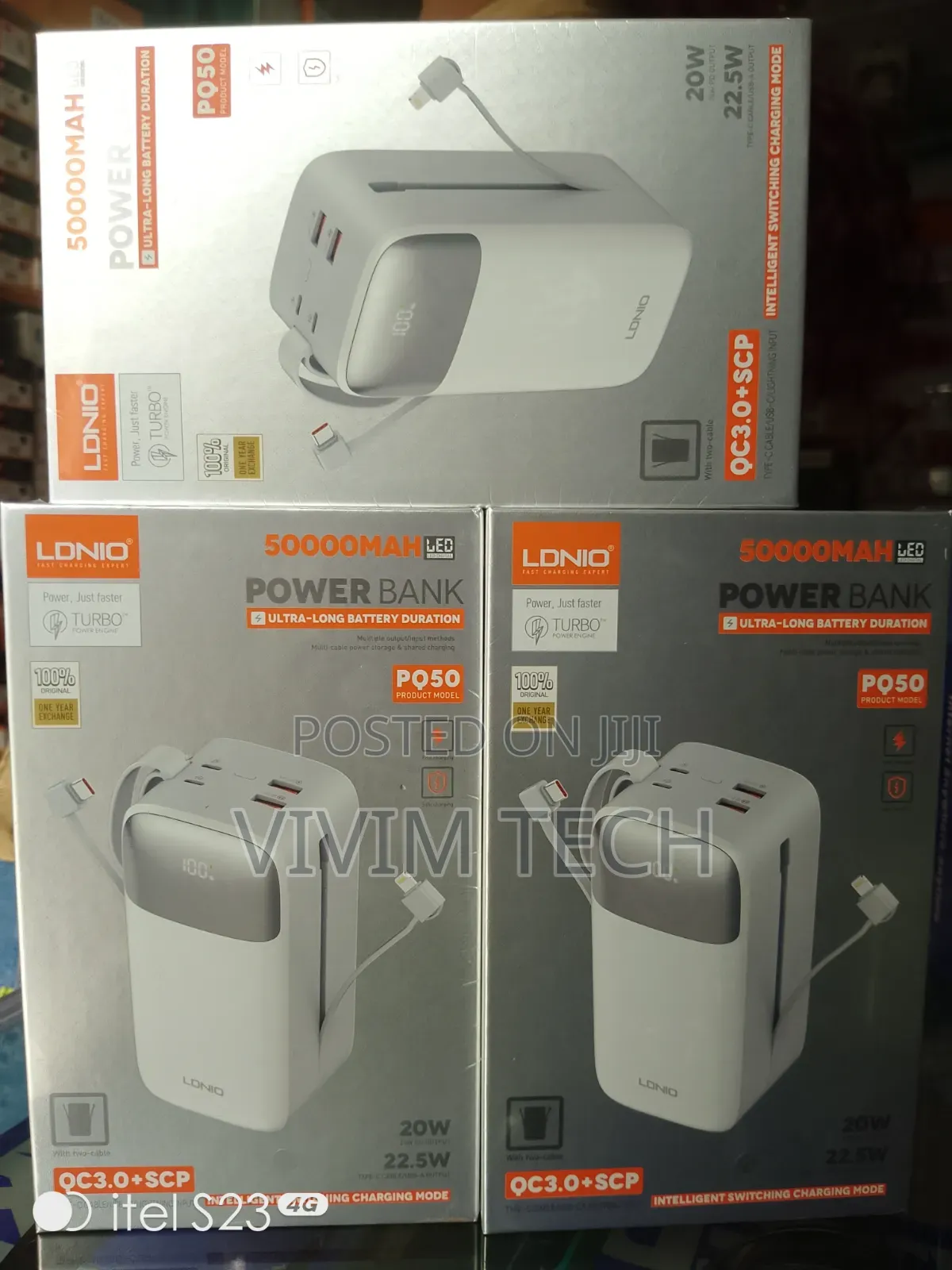 Pq50 Ldnio 50,000mah Powerbank