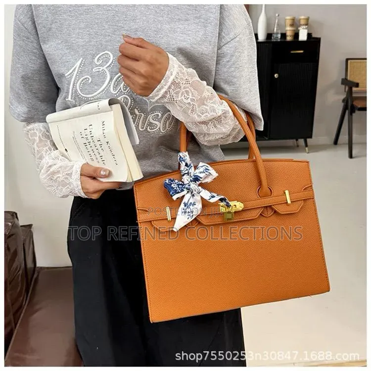 Hermes Paris Quality Leather Bag Big Size