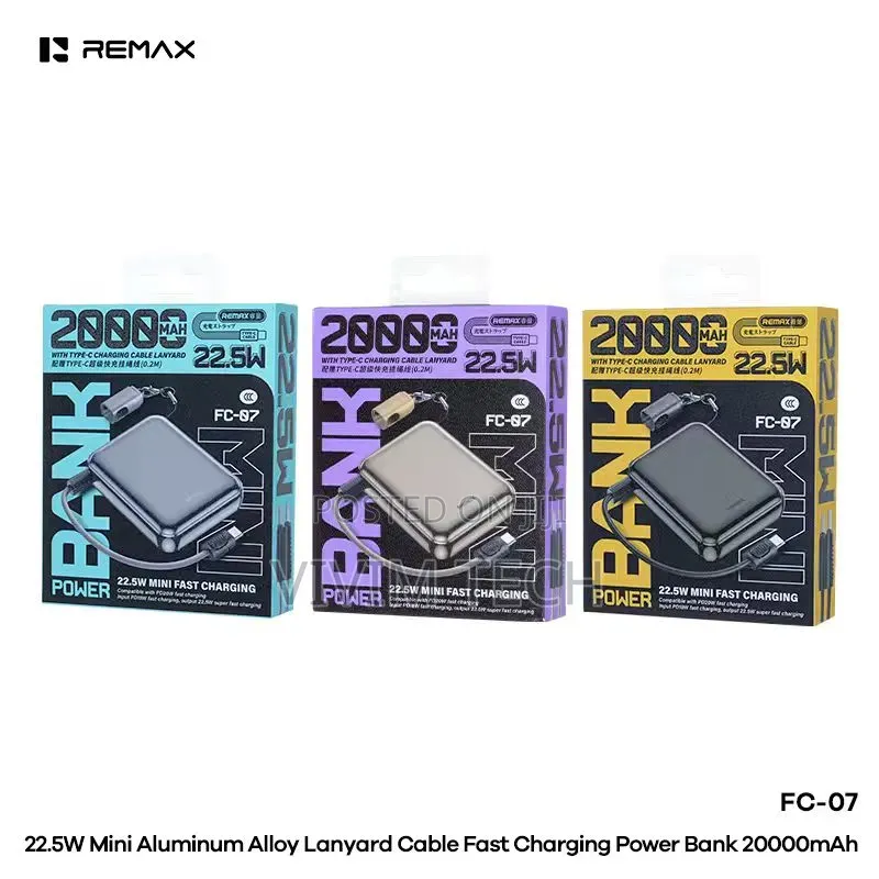 Fc-07 20,000mah Remax Power Bank