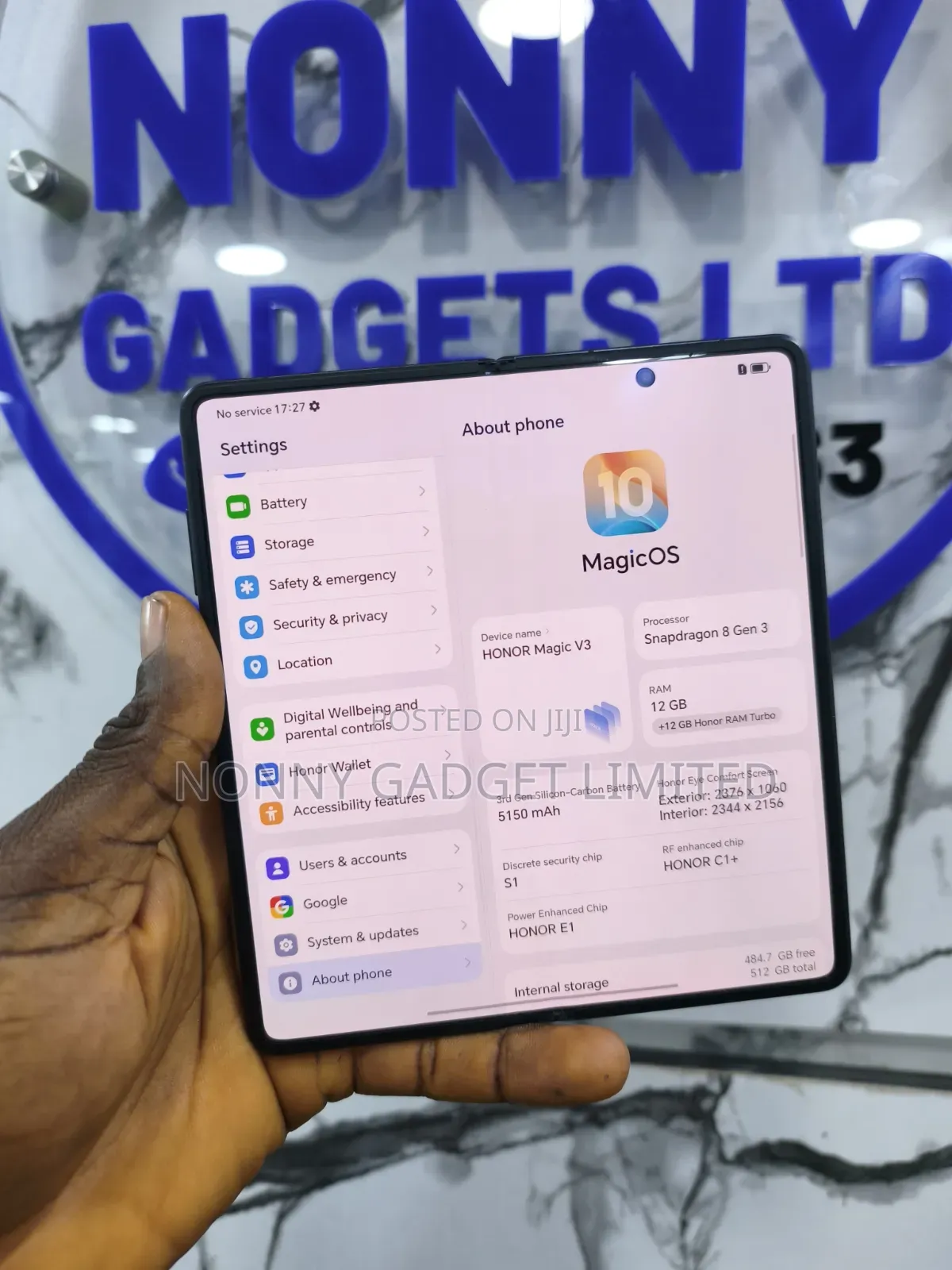 Honor Magic V3 512 GB Black