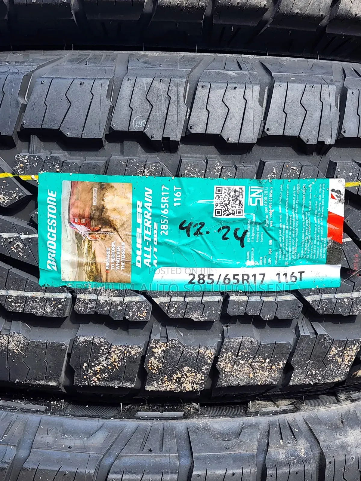 Brand New 285/65r17 Bridgestone