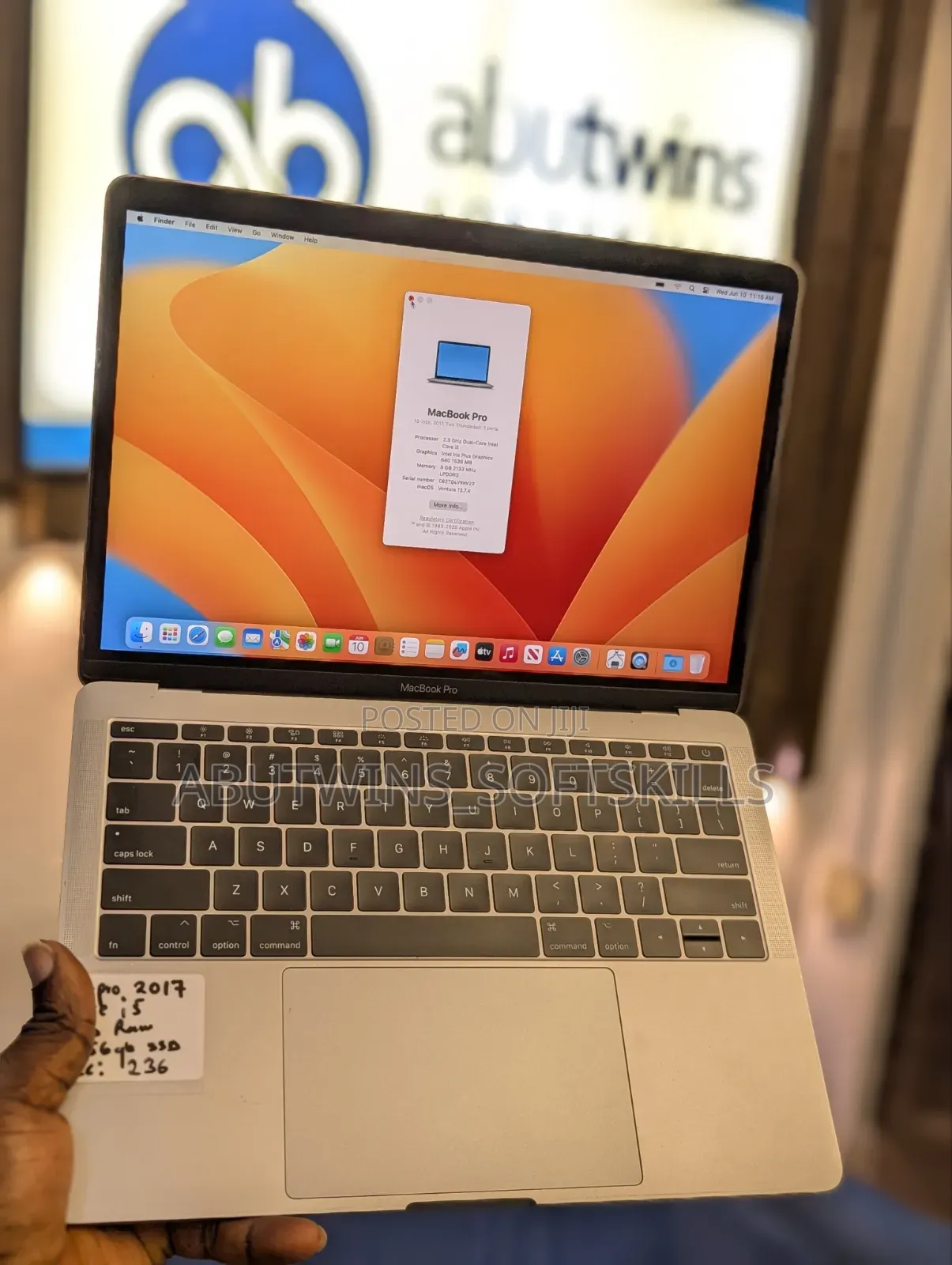 Laptop Apple MacBook Pro 2017 8GB Intel Core i5 SSD 256GB