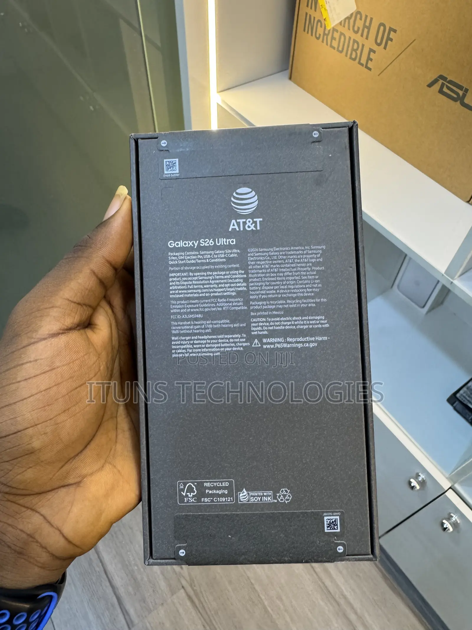 New Samsung Galaxy S26 Ultra 5G 512 GB Black