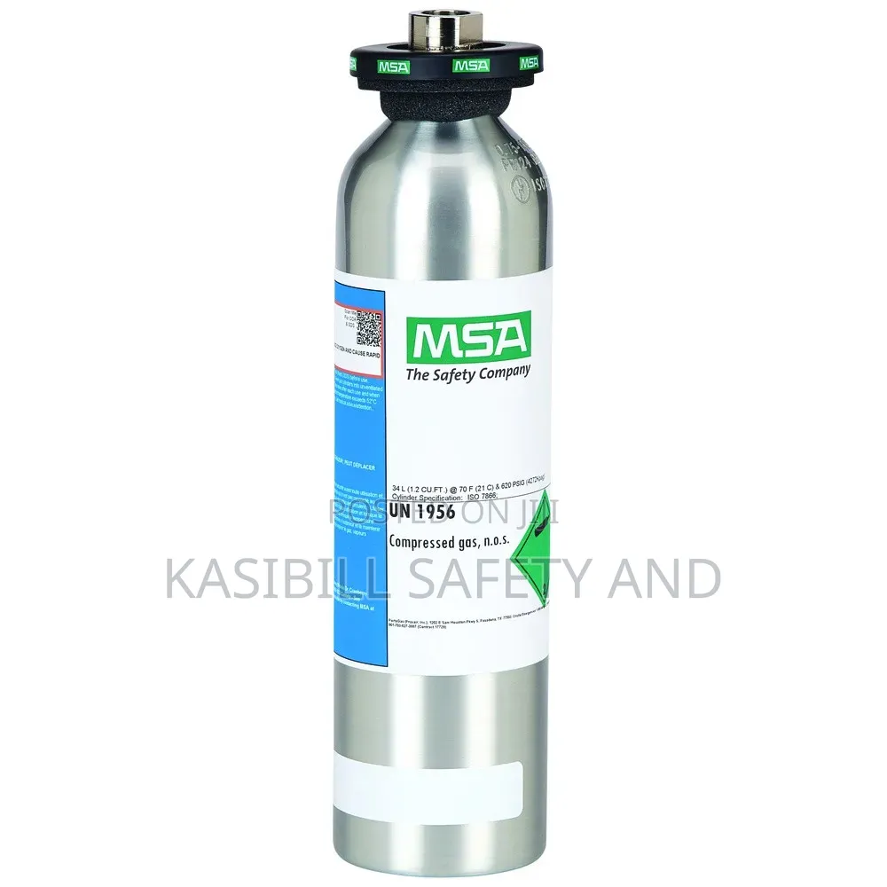 58l Msa Safety Calibration Gas Cylinder