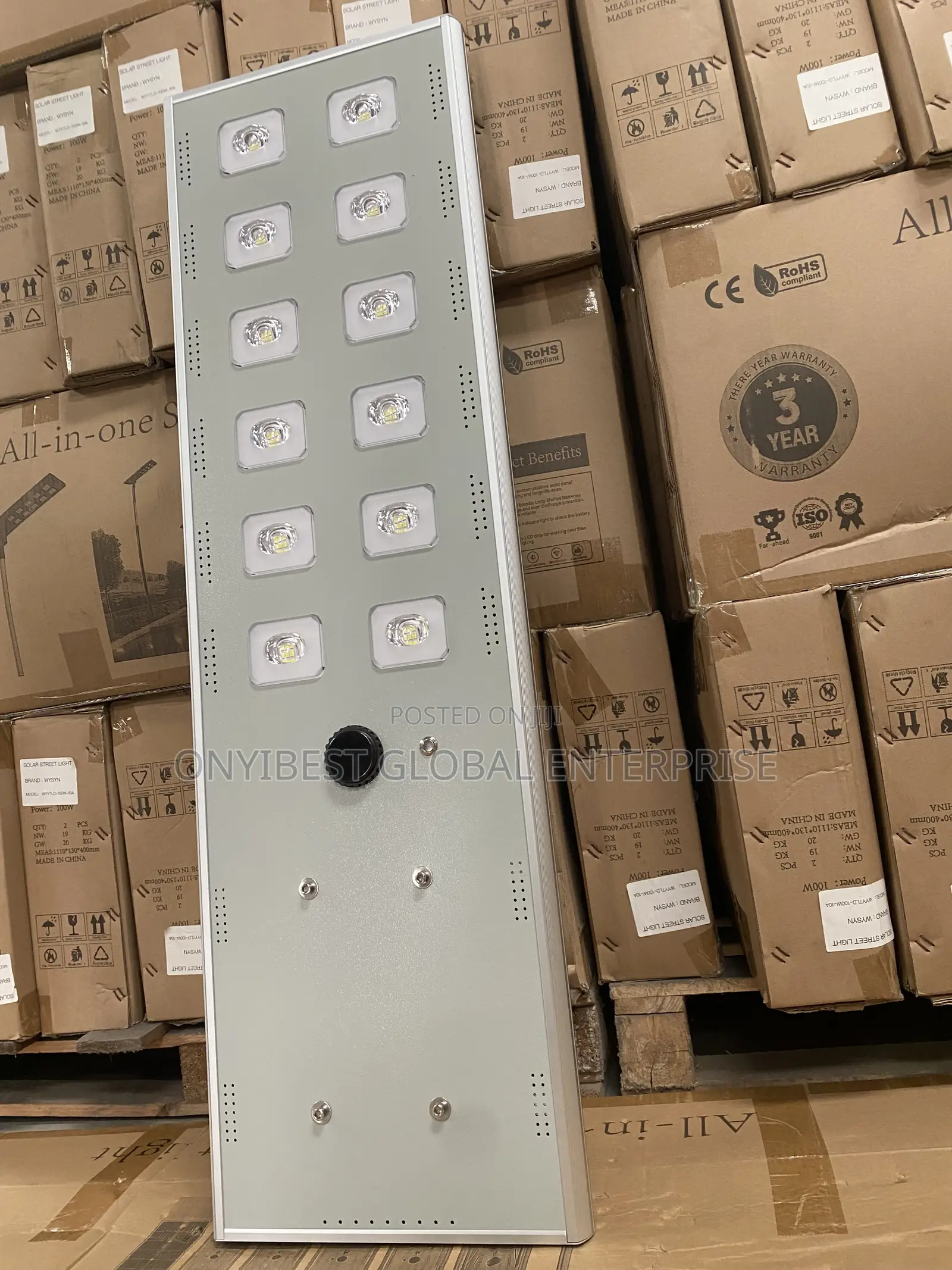 5.Smart Solar Street Light — Brightness That Lasts All Night