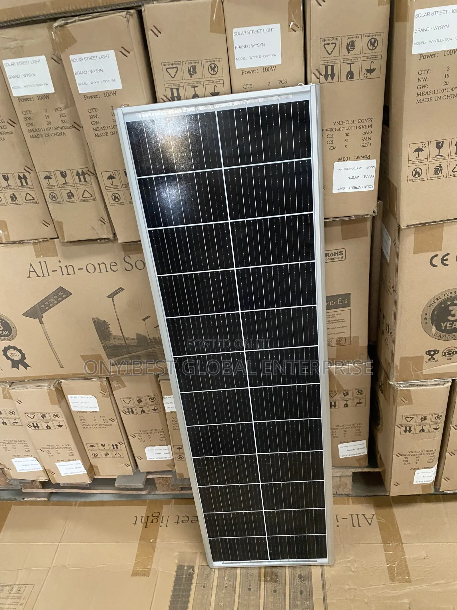 6.High-Quality Solar Street Light Available in Different Sizes